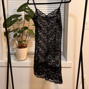 Black Lace Chemise